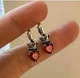 Серьги кольца серебро стильные оригинальные корона 3226 - изображение 3