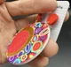Серьги бижутерия jeweston Красная абстракция - изображение 6