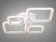 Светодиодная люстра с диммером и пультом, белая, 80W для спальни A8060/2+2WH LED 3color dimmer - изображение 2