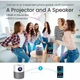 Мультимедійний проектор VicTsing BH506A HD Wi-Fi Bluetooth з динаміками - зображення 6