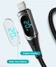 Кабель ESSAGER LED Digital Display PD 20W Fast Charging Type C to Lightnining USB Cable 1m Black (EXCTL-YD01) - изображение 8