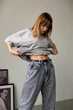 Оверсайз Футболка Without Great Woman S/M Light Gray 297450643 - изображение 2