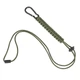 Ремінець із паракорду з карабіном Mil-Tec Олива PARACORD LANYARD OLIV (15931501) - зображення 4