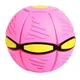 Мяч Flat Ball или летающий дискошар «нло» TOPA для игр на улице с фрисби Розовый - изображение 2