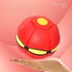 Мяч Flat Ball или летающий дискошар «нло» TOPA для игр на улице с фрисби Красный - изображение 3