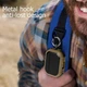 Защитный ударопрочный чехол Air Case для беспроводных наушников AirPods Pro/AirPods Pro 2 коричневый с карабином - изображение 7