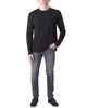 Футболка Лонгслів чоловіча TRUSSARDI JEANS (52T00653-1T003614-K299/22-23) Чорний XXL - изображение 2