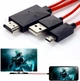 MHL (micro usb 5pin) адаптер дублирование экрана ТВ со смартфона/HDMI 1080P Samsung LG Sony s-m18 (582362135) Красный - изображение 5