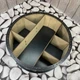 Коробка для подарунка кругла 30х30х10 см Запаска справжнього чоловіка (з перегородками) - изображение 2