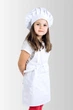 Фартук детский + Колпак Latte Kids 5-7 лет Vsetex Белый - изображение 2