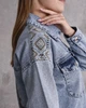 Джинсова куртка Kamera з вишивкою L джинс (55575) - зображення 8