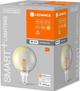 Розумна світлодіодна лампочка Ledvance Smart+ Filament Globe 125 Dimmable 44 6 W/2500 K E27 Smoked (5657043075) - зображення 3