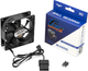 Вентилятор Frime FF80 PWM 4pin (Mb) + Molex 2Ball Bearing 80 мм Black (FF80252BBPWM) - изображение 4