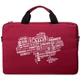 Сумка для ноутбука Vinga 15.6" nb1502 Burgundy, white print (nb1502uwby) - зображення 4
