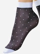 Шкарпетки в горох Lores 20 den Pois one size білий - зображення 2