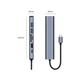 Концентратор Dynamode 7-in-1 USB-C to HDTV 4K/30Hz, 2хUSB3.0, RJ45, USB-C PD 100W, SD/MicroSD (BYL-2 - зображення 5