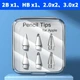 Набор сменных наконечников AIEACH 2B, HB, 2.0 и 3.0 для стилуса Apple Pencil, 6 шт, белый (79435535) - изображение 1