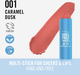 Róż w sztyfcie Rimmel London Kind and Free 001 Caramel Dusk 5 g (3616303995942) - obraz 3