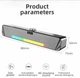 Саундбар/звукова панель з Bluetooth та led Lenovo TS33 Black (TS33B) - зображення 2