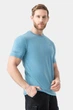 Футболка AVECS блакитна з бавовни 30492/11 7XL - изображение 4