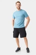 Футболка AVECS блакитна з бавовни 30492/11 7XL - изображение 2