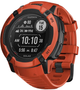 Smartwatch Garmin Instinct 2X Solar 50 mm Flame Red (010-02805-01) - obraz 1