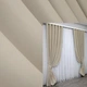 Комплект готовых штор VR-Textil Блэкаут Fusion Dimout № 1152ш бежевый 150х270 см 2 шт (30-968) - изображение 1