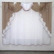 Кухонный ламбрекен VR-Textil № 107к с тюлью какао с белым 200х170 см (52-0393) - изображение 2