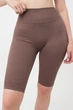 Женские велосипедки в рубчик Giulia TRACKS RIB one size Brown-deep taupe, легинсы, спортивные - изображение 3