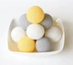 Гирлянда тайские фонарики CBL Yellow-Grey CBL 20 шариков, 2.5 м - изображение 3