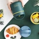 Комплект термосумка и ланч бокс - термо супница Food 490 мл, зеленый - изображение 3