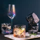 Низкий стакан для виски Old Fashion Wave 250 мл, янтарная - изображение 5