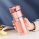 Стеклянный термос с двойными стенками для чая Infuser 280 мл, розовый - изображение 2