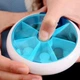 Кругла таблетница Pill Box Синя - зображення 4