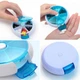 Кругла таблетница Pill Box Синя - зображення 5