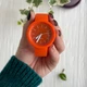 Женские силиконовые часы-конструктор actimer, оранжевый ремешок, циферблат Mate orange - изображение 1