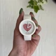 Женские силиконовые часы-конструктор actimer, белый ремешок, циферблат Red heart - изображение 1