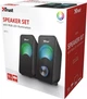 Акустическая система Trust Arys Compact RGB 2.0 Speaker Set Black (23120) - изображение 3