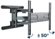 Настенный поворотный кронштейн Gembird 40"-80" (WM-80ST-01) - изображение 4