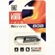Флешка для ноутбука Flash Mibrand USB 2.0 Aligator 8Gb Grey (MI2.0/AL8U7G) - зображення 2