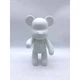 Флюидный медвежонок fluid bear bearbrick, 23 см, с красками BLUE - изображение 4