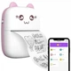 Портативний мобільний міні термопринтер Mini Printer Рожевий - зображення 2