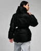 Жіноча куртка з поясом X-Woyz LS-8881-81 L чорний - изображение 4