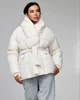 Жіноча куртка з поясом X-Woyz LS-8881-31 L молочний - изображение 1