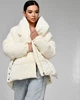 Зимова куртка жіноча з поясом X-Woyz LS-8881-3 55583 L молочний - зображення 4