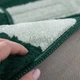 Набор ковриков в ванную комнату Confetti Saidtex 8352 Hunter Green 60х100 и 60х50 см Зеленый+Оливковый - изображение 4