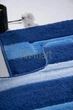 Набор ковриков в ванную комнату Confetti Saidtex 8352 D.Blue 60х100 и 60х50 см Синий+Голубой - изображение 6