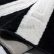 Набор ковриков в ванную комнату Confetti Saidtex 8352 Black 60х100 и 60х50 см Черный+Белый - изображение 6