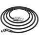 Кабель HOCO U94 магнитный Lightning Universal 360° rotating magnetic charging cable 1.2m черный - изображение 1