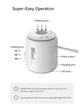 Портативний насос Baseus PocketGo Portable Air Pump (C11157700221-00) білий - зображення 6